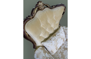 Кресло Лорена (темный орех, калифорния айвори)