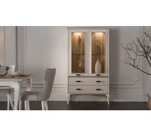 Двустворчатый шкаф витрина для посуды Andera (Андера) andr-13