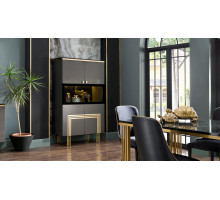 Двустворчатый шкаф витрина для посуды Карлино (Carlino) CARL-13