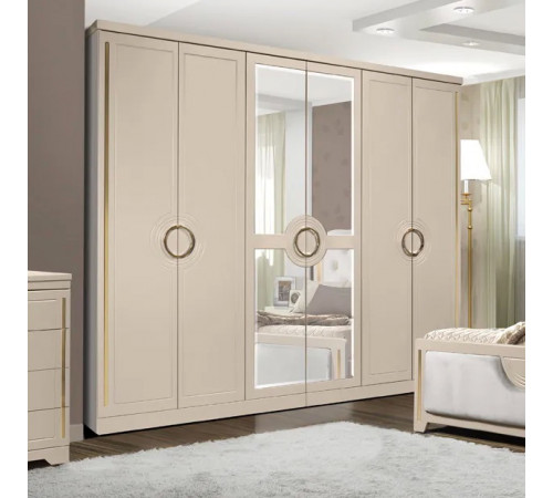 Спальный гарнитур Бодрум (белый,серый,капучино)