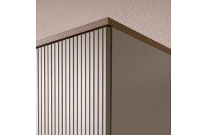 Пятистворатый шкаф для одежды Мадрид (Кашемир эмаль)