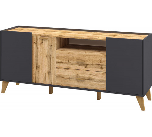 Тумба под телевизор Сканди МН-036-04(графит)