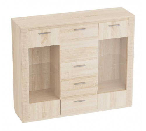 Широкий комод с баром для гостиной Элана 