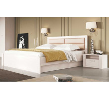 Двуспальная кровать Элана, цвет Бодега белая