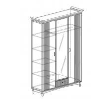 Трехдверный шкаф Мартина 821