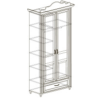 Двухдверный шкаф для одежды Алиса 553